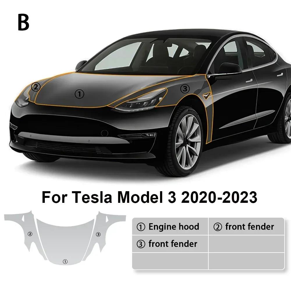 For Tesla Model Y 3 Car Sticker 2020-2025 Paint Protection Film Clear Bra PPF Anti Scratch PreCut Car Body Film Cover