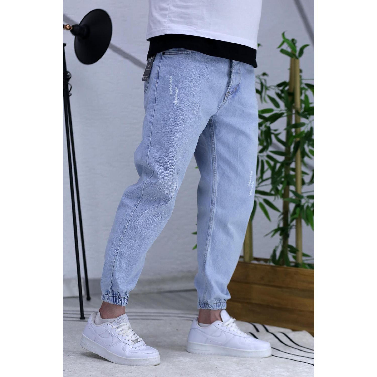 

Men s Jeans With Elastic Cuffs, Boyfiren Jeans Pnt. 646 29