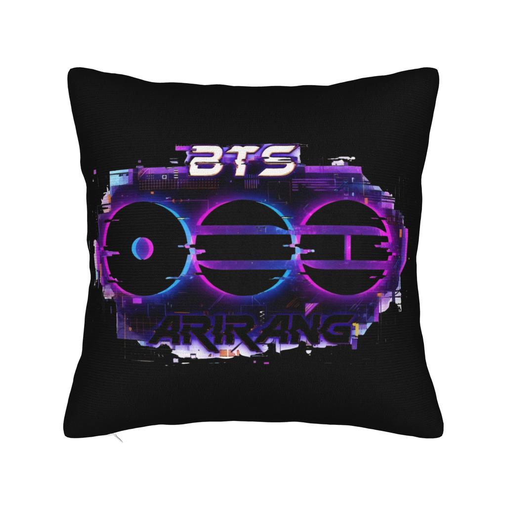 American Singer BBillie EEilish Square Pillow Case Polyester Cushions for Sofa Casual Pillowcase