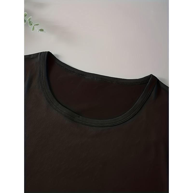 Women's Plus Size Casual Sport T-Shirt, Breathable Fabric, Round Neck, Short Sleeve, Loose Fit, Cartoon Ice-cream Print