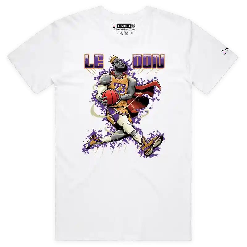 VOICEART LeDon Леброн Джеймс GOAT Спортивная футболка с графическим рисунком и премиальным дизайном 4XL