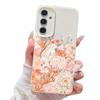 Hydrangea Peony Flower Pattern Case For Samsung Galaxy S26 S25 S24 Ultra S23 S22 S21 FE A54 A15 A35 A55 A16 A26 A36 A56 A17 A37 A57 5G Funda