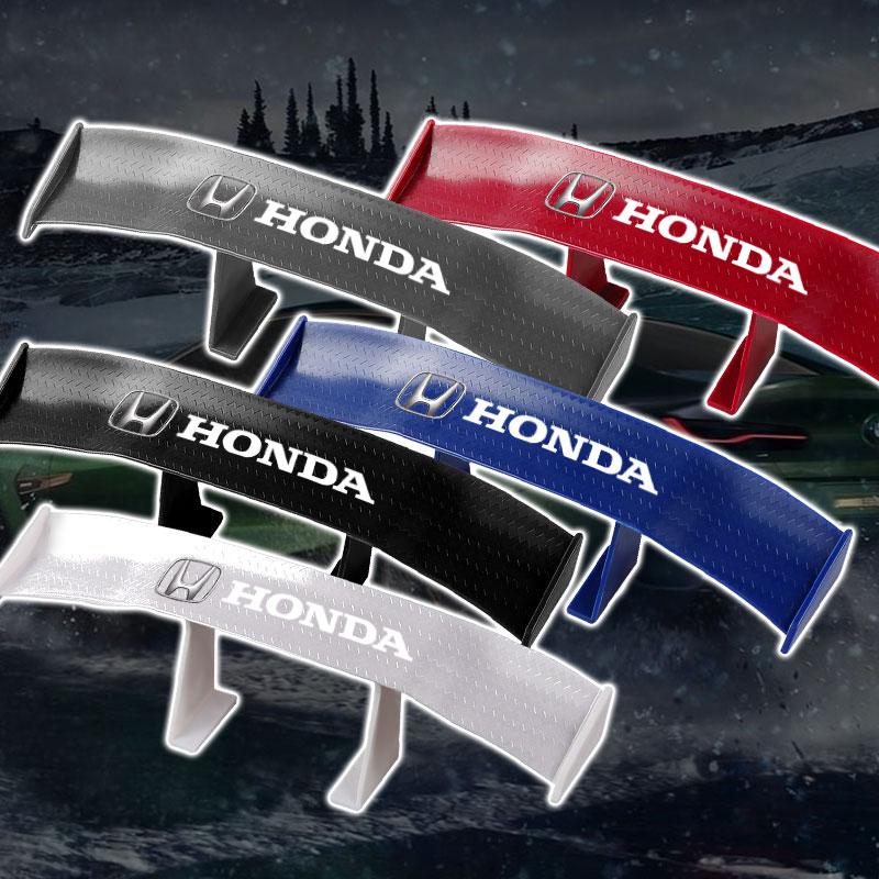 Samochodowy Spojler Tylny Mini Spojler Skrzydło Mały Ozdobny Naklejka Emblemat Ozdoba Dla Honda Fit Mugen Insight Type S R VTEC DOHC Modulo Vezel Legend RR Si