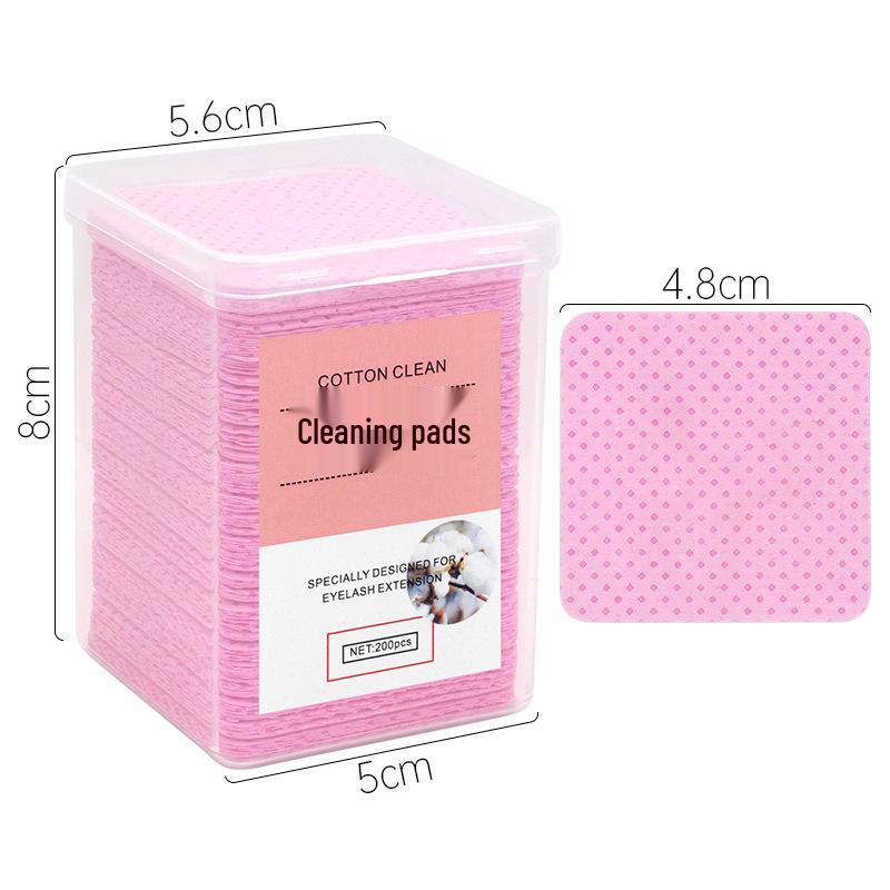 Grafting Eyelash Glue and Nail Art Remover Wipes - Non-woven Fabric Cotton Pads