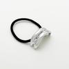 U-Shaped Minimalist Alloy Hair Tie with Bright Finish for Ponytails - European & American Style