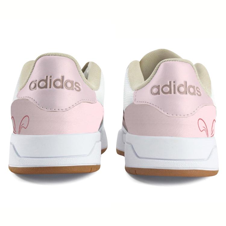 Adidas Neo Entrap Summer Sweetheart, Pink Cute New Slip Resistant Low top Skateboard Shoes Unisex White Gold FY5296(Team1042-)