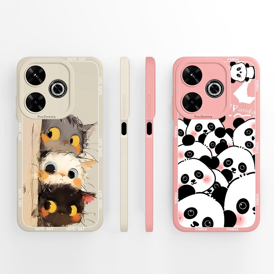 Pentru Redmi 12 13 14 13C 13R 14C 14R 4G 5G Huse Huse Flori cool Estetică Fluture Protecție pentru cameră Silicon lichid moale Potrivit pentru bara de protecție Redmi