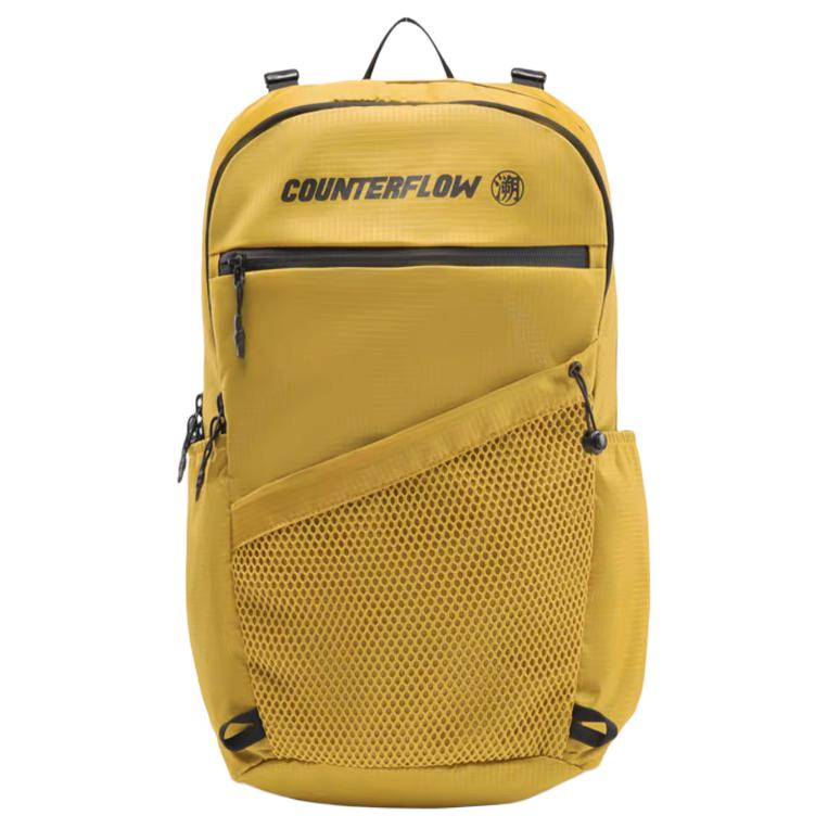 Li-Ning Simple Versatile Fashion Nylon Backpack Unisex Backpack Yellow Black ABSV141-4 Yellow & Black