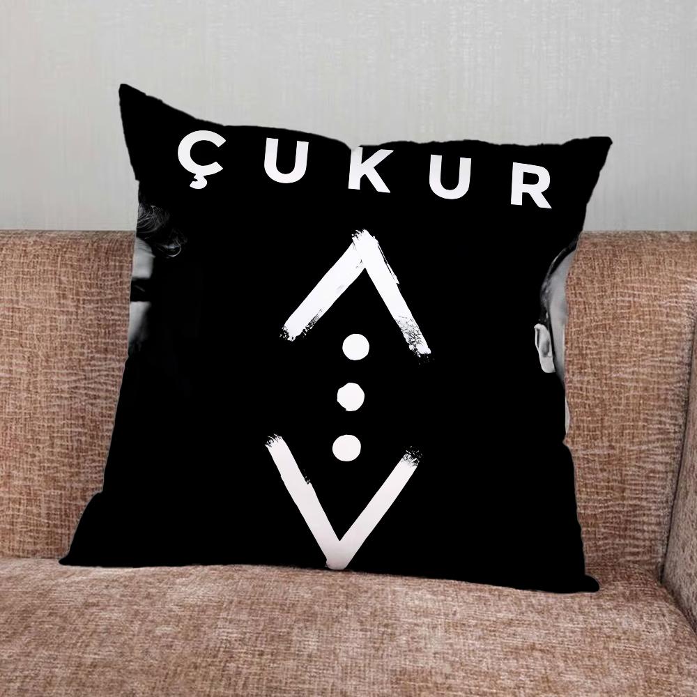 

Cukur T-Turkish TV Series Pillow Case For Home Bedroom Car Office Decoration Living Room Sofa Cushion Cover Suitable 16x16Inch