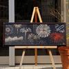 Dyeing Anbo Hand Towel Sumida River Authentic Dyed Cotton Tokuoka Made in Japan 35cm x 100cm "New Fireworks" 100%
