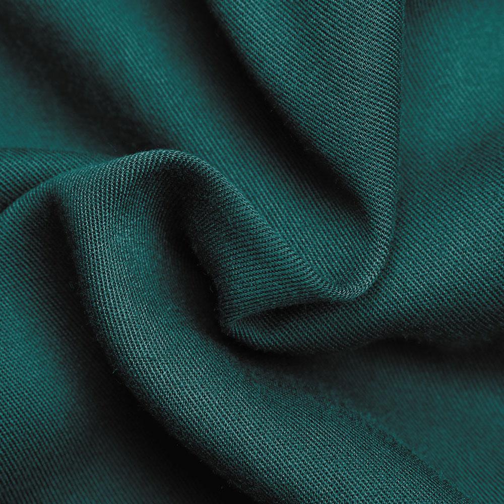 Herbst Winter Langarm Soild Elegante V-ausschnitt Chiffon A-Linie Knielangen Hohe Taille Frauen Kleid