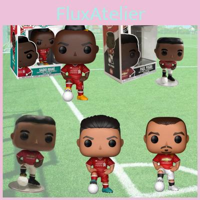 Collectible Pop Football Star Models Man Utd, Liverpool, Pogba, Salah, Ibrahimovic, Mane