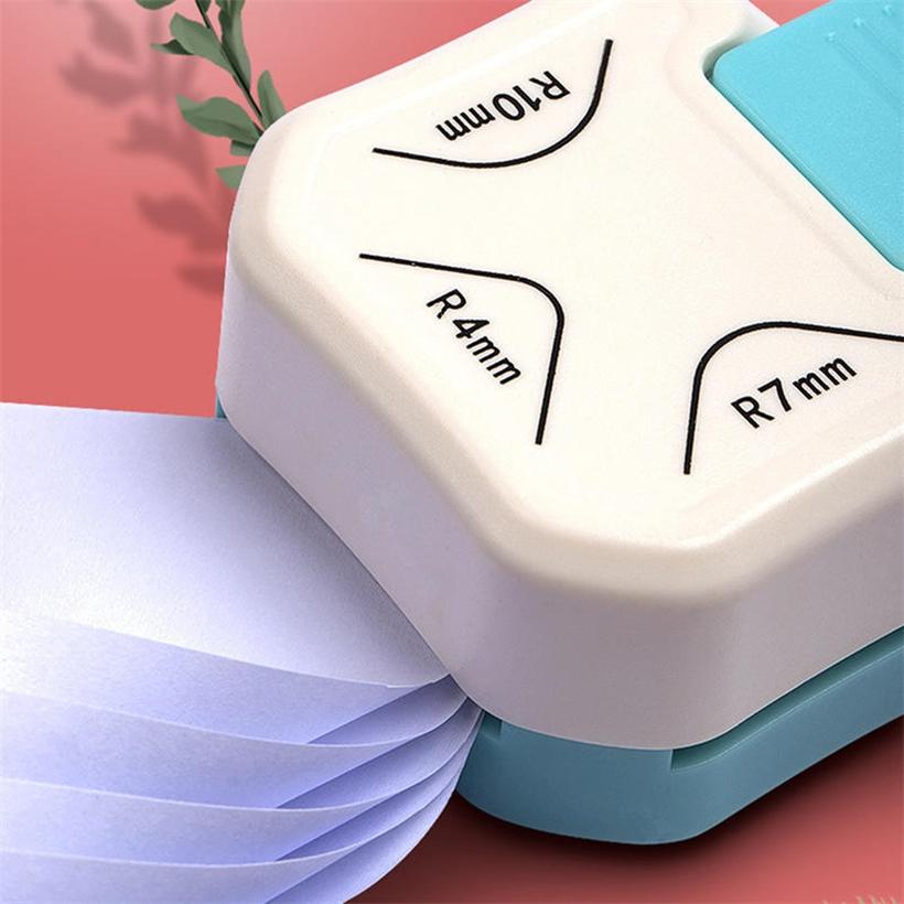 3-in-1 Corner Rounder Punch DIY Crafts Projects Hole Puncher Cutter for Card Making Scrapbooking and Photocards