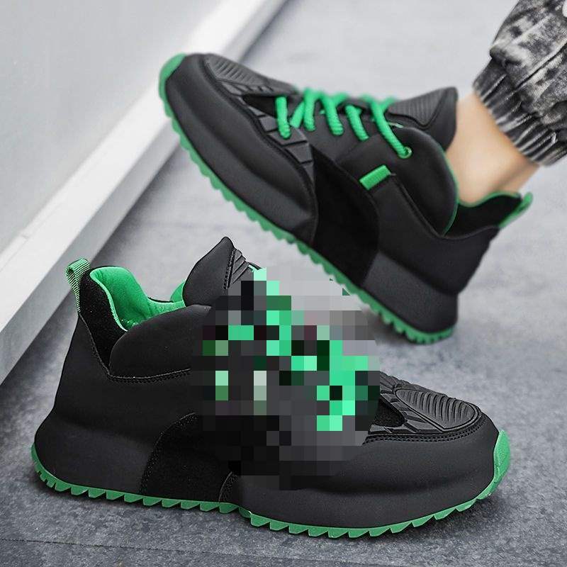 Men's Shoes Autumn 2025 New Trend Versatile Height Increase Casual Sports Shoes Breathable Thick-soled White Trendy Men's Dad Shoes