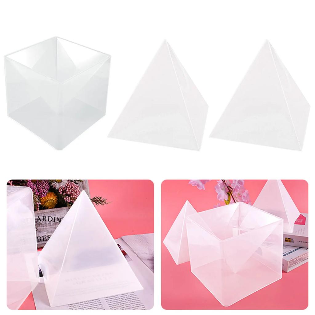 Large Pyramid Molds Great for Paperweight Home Decor DIY Jewelry Making Craft