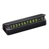 Temporary Parking Number Plate Temporary Parking Card Dashboard Telephone Number Sign Vehicle Parking Number Plate Day and Night