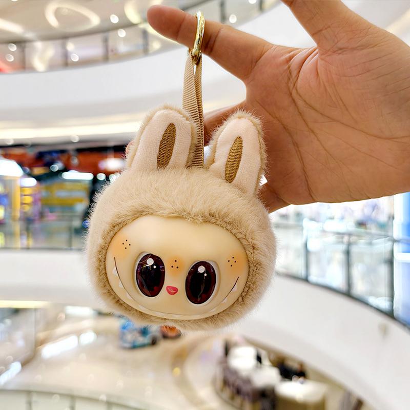 

1 шт. Плюшевый милый плюшевый кулон Интернет-знаменитость ПП хлопок Коллекционная игрушка Кулон Лабубу коричневый