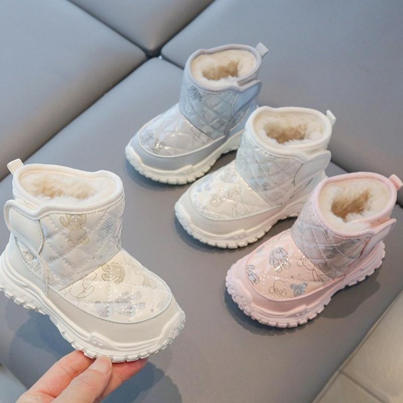 Child Boots Winter Girl Sports Shoe Simple Princess Snow Boot Versatile and Comfortable Children's Autumn Boots