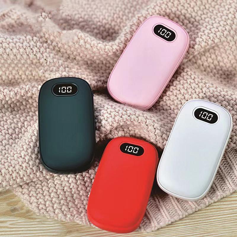 Powerbank ohřívač rukou 2v1 USB dobíjecí zimní mini ohřívač rukou elektrický ohřívač kapesní ohřívač vysoká kapacita zimní dárek