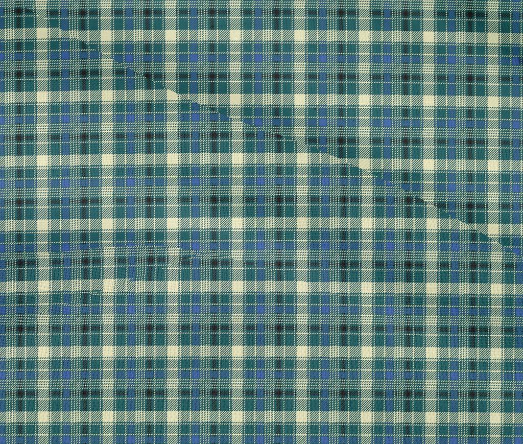 oneOone Cotton Flex Fabric Tartan Check Print Fabric By The Yard 40 Inch