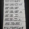 3D ABS For BMW E39 F10 E60 F11 530d 520d 520i 535d 535i 540i 525d 530i Emblem Letters Sticker Car Trunk Badge  Accessories SK0