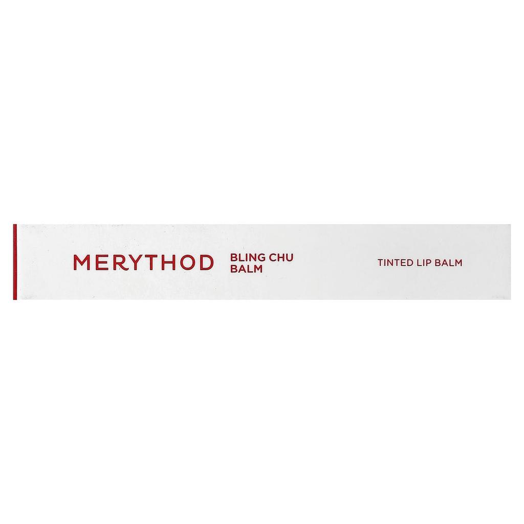 Merythod, Blingchu Tinted Lip Balm, 01 Red Waltz, 3.3g (0.12oz)