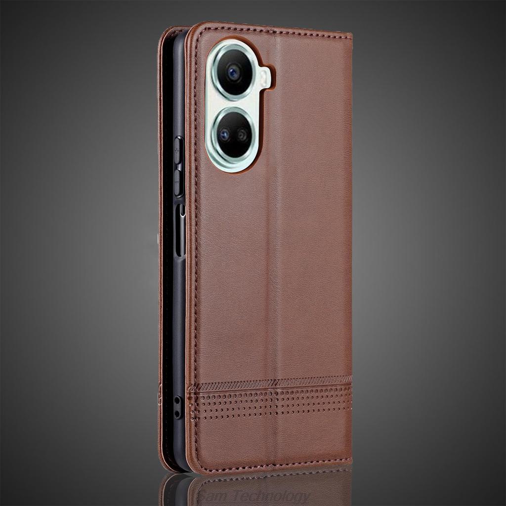 Deluxe Magnetic Adsorption Leather Fitted Case for Huawei Nova 10 SE BNE-LX3 BNE-LX1 Flip Cover Protective Case Fundas Coque