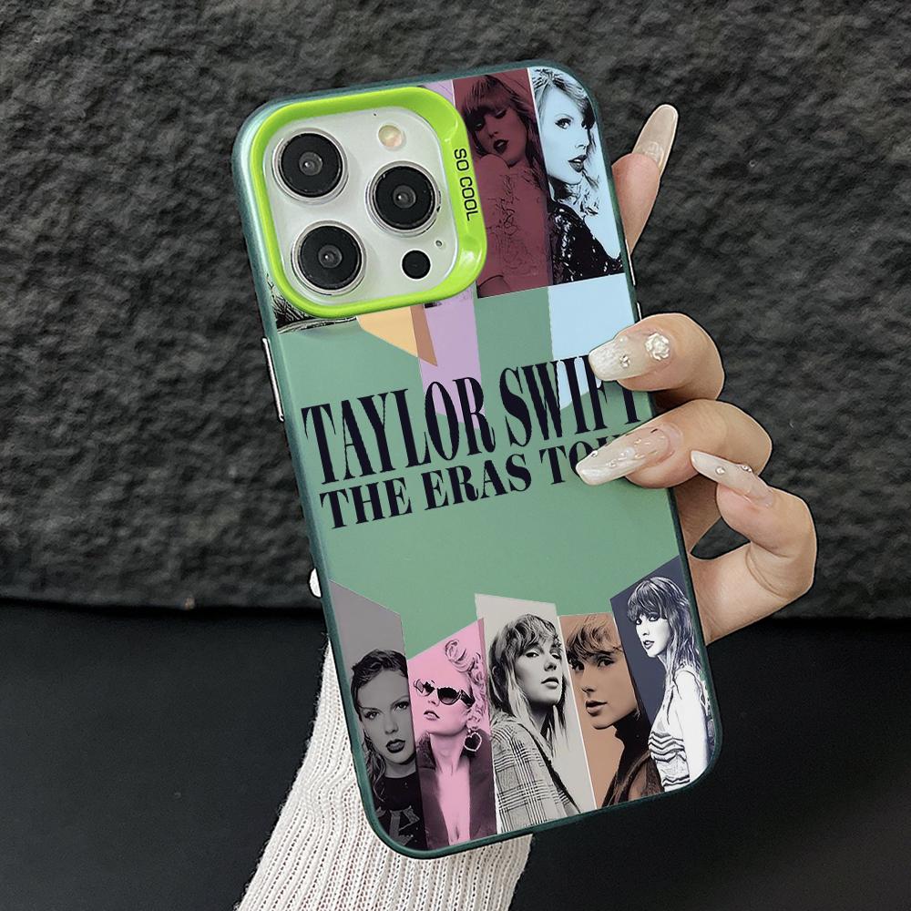 

Singer Girl T-Taylors Phone Case for Samsung Galaxy A56 A55 A54 A53 A52 A26 A17 A16 A12 A07 A06 4G 5G Silver Hard Cover Galaxy A32 4G
