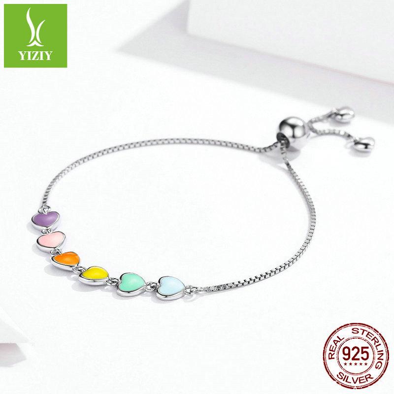 Rainbow Series S925 Silver Beads, Colorful Earrings, Bracelets, Jewelry Collection Map