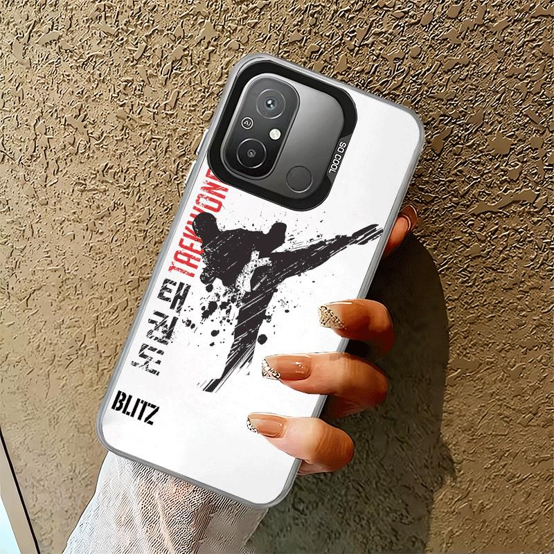 Taekwondo Kungfu Desgin Shockproof Phone Case for Xiaomi Poco X7 X6 X5 X3 Pro F7 Ultra M8 Redmi 15C 15 14C 13C 12C 10C 13 12 10