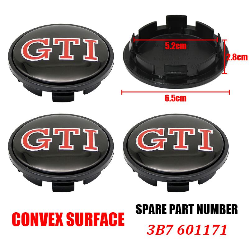 2026 Hot For Volkswagen VW 4pcs VW Wheel Center Hub Caps 56mm 65mm 66m 70mm 76mm Wheel Cover For VW Golf 4 5 6 7 Passat B5 B6 B7