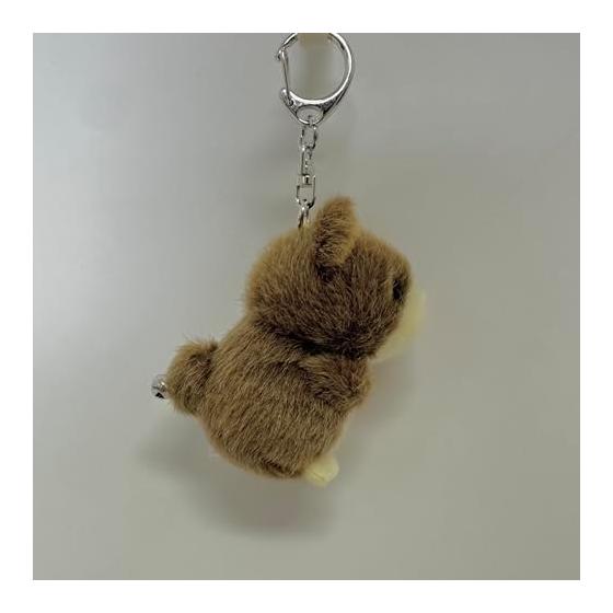 Bamboo Shoot Mini Mini Kids Keychain Bear Brown Plush 48545