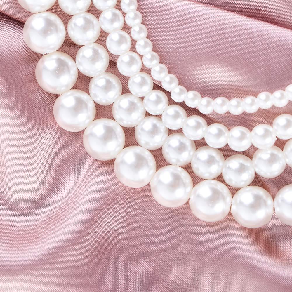 Jewelry White Pearl Beaded Choker Women Necklaces Korean Style Clavicle Chains Pearl Chokers