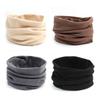 Women Winter Warm Velvet Scarf Solid Color Neck Warmer Collars Scarves Female Lady Casual Outdoor Windproof Snood Neckerchief