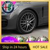 Car Stickers For Alfa Romeo 4Pcs Aluminum Metal Emblem Car Wheel Center Hub Caps Sticker Badge For Alfa Romeo Giulietta GT 159 1