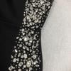 Women's Solid Color Rhinestone Sleeveless Bandage Mini Dress - New Fashion