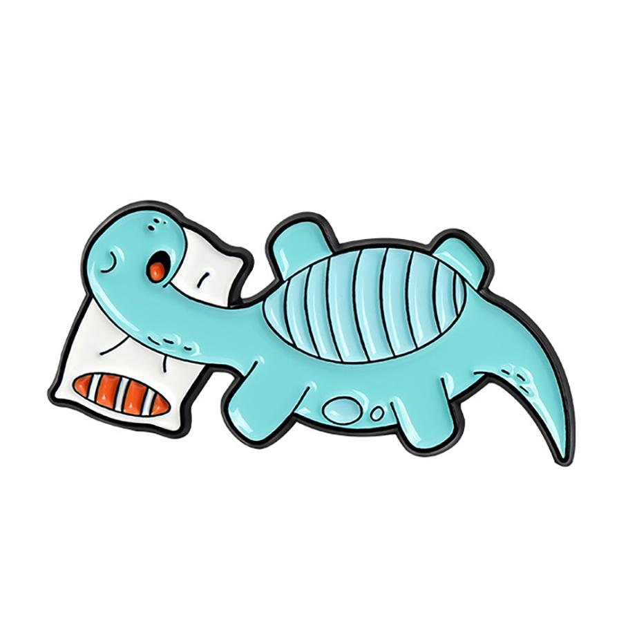 

Трицератопс Тираннозавр Рекс Жираф Стегозавр Бронтозавр Брошь Значок Динозавр Лацканные Значки Брошь Динозавр Птерозавр 1 PCS