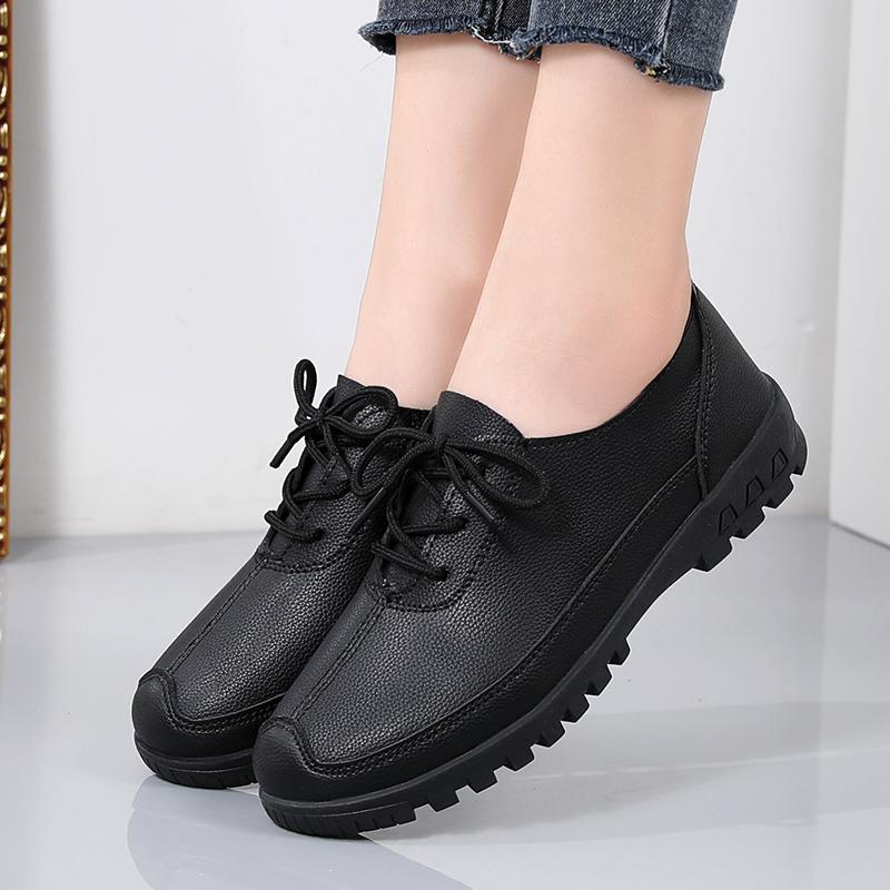 

Женские мягкие мокасины Slip on Casual Elegant Summer Driving Shoes Office Business Moccasins for Mother 41 чёрный