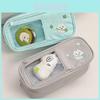Canvas Cat Pen Case With Clear Window For Students And Office Supplies
