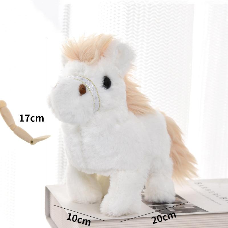 

Electric Plush Horse Doll Realistic Children S Toy Year Of The Horse Ornament Mascot