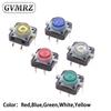 5PCS 12X12X7.3 Tactile Push Button Switch Momentary Tact LED 5 Color 12X12X7.3mm 12*12*7.3mm
