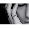 Silver Thorn Open Adjustable Ring for Men and Women, Fashionable, Simple, Personalized Retro Ring