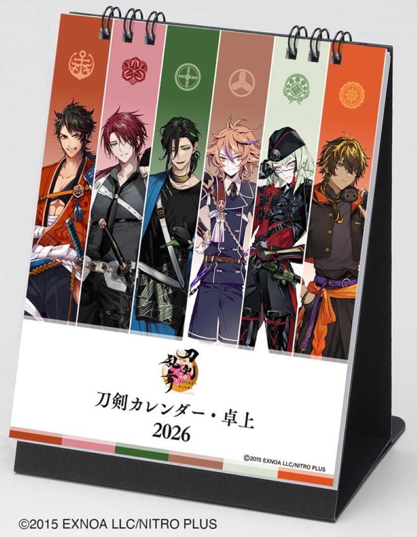 

Desktop Sword Calendar Touken Ranbu ONLINE 2026 Desktop Calendar / CL26-0802