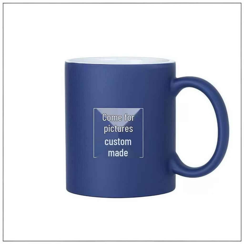 Temperature-Changing Mug: Customizable Heat Transfer Ceramic Photo Mug for Couples