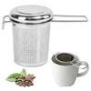 Removable Tea Infuser Stainless Steel Tea Strainer Cover for Dust Protections and Effortlessly Cleaning Brewing Filter