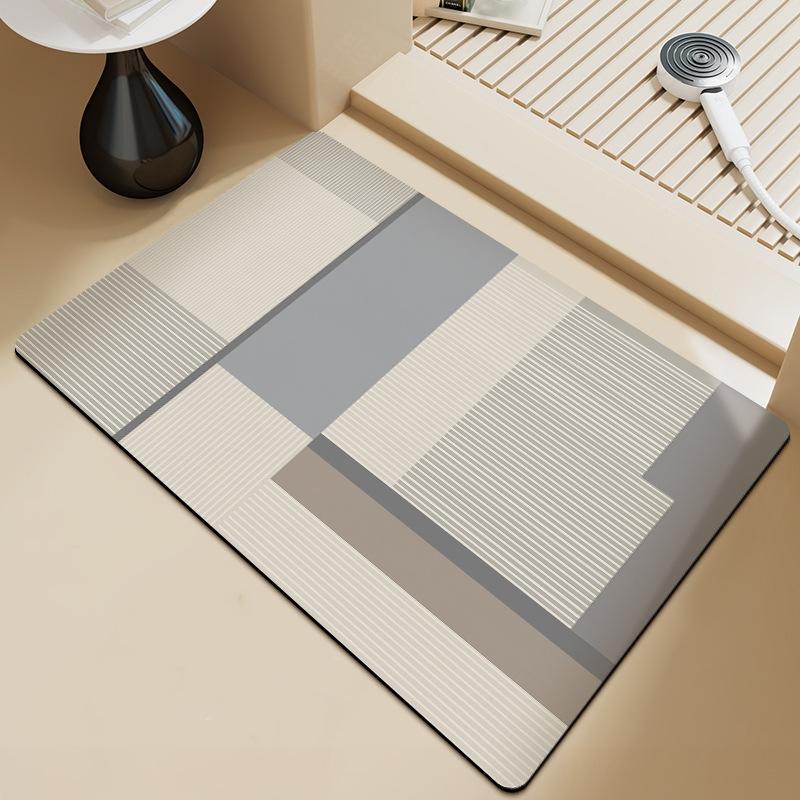 

Діатомова грязь килимок для підлоги ванна кімната вологопоглинання швидкосохнучий килимок для ніг васабі вітер побутовий протиковзкий килимок брудовідштовхувальний і легкий у догляді килимок для дверей 60 * 90cm