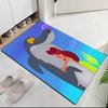 Zig & Sharko Printed Carpetrugfor Office Chair Living Room Bedroom Kitchen Room Decor Gifts