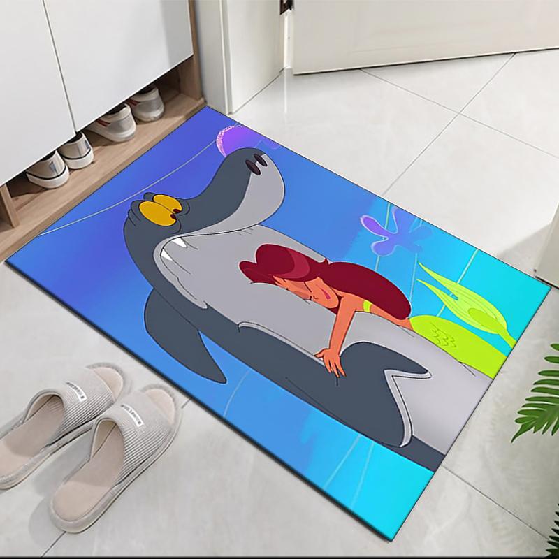 Zig & Sharko Printed Carpetrugfor Office Chair Living Room Bedroom Kitchen Room Decor Gifts