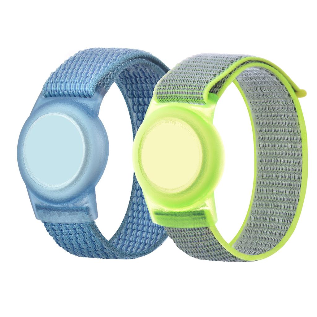 Nylon Strap for Apple AirTags Locator Kids Wristband Anti-Scratch Cover Accessories for Airtag Tracker Holder with Bracelet