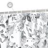 VIKAMA Zen Orchid Stone Pattern Print Shower Curtain, Suitable For Bathroom Window, Bathtub Partition, Home Decor Bath Curtain
